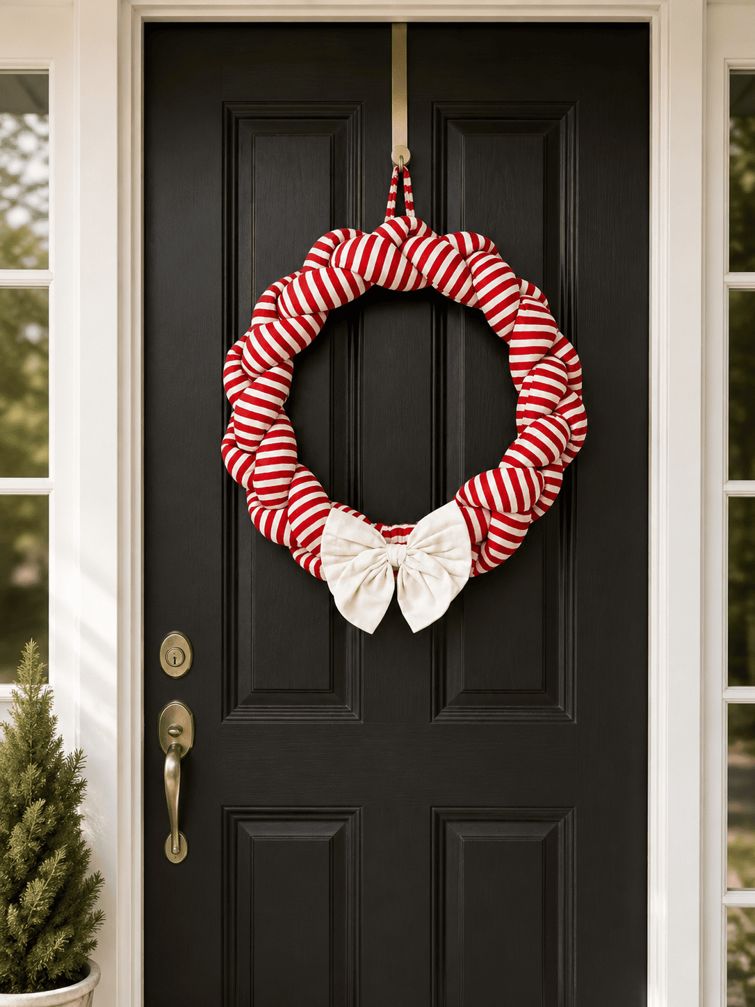 COMING SOON-Block printed Quilted Christmas Wreath | Door Wreath | Christmas Decor