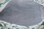 Quilted Puffy Wash Bag Set of 3 – Aesthetic Makeup & Toiletry Bags UK, Block Print Cotton Travel Pouches ,Made in India- Teal Bird Print