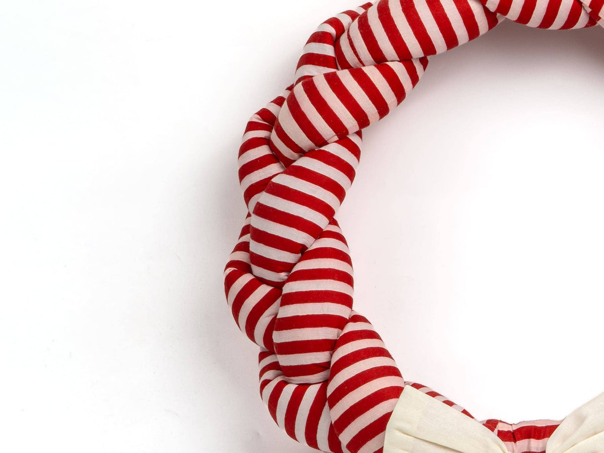 COMING SOON-Block printed Quilted Christmas Wreath | Door Wreath | Christmas Decor