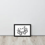 Octopus Nursery Print | High Contrast Baby Sensory Art (Digital Download)