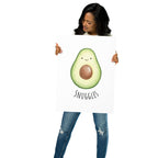 Avocado Nursery Print – 'Snuggle' Kids room wall art (Digital Download)