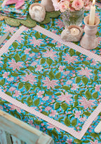 Block Print Placemat - Lily (Single piece)