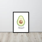 Avocado Nursery Print – 'Snuggle' Kids room wall art (Digital Download)