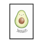 Avocado Nursery Print – 'Snuggle' Kids room wall art (Digital Download)