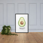 Avocado Nursery Print – 'Snuggle' Kids room wall art (Digital Download)